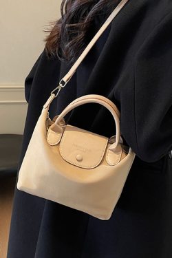 Korean-Style Retro Casual Bucket Bag for Women - Trendy Versatile Handheld Design, High-End Feel, Spring/Summer 2025 Collection