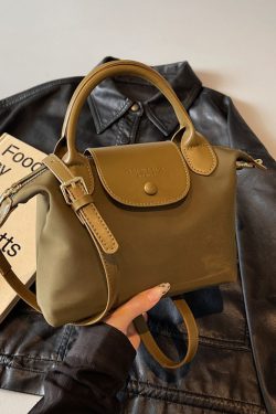 Korean-Style Retro Casual Bucket Bag for Women - Trendy Versatile Handheld Design, High-End Feel, Spring/Summer 2025 Collection