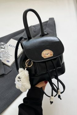 Korean Style Retro Fashion Backpack - High-End Niche Crossbody Bag for Spring/Summer 2025