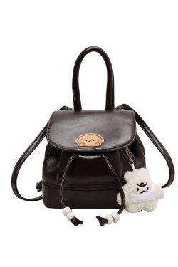 Korean Style Retro Fashion Backpack - High-End Niche Crossbody Bag for Spring/Summer 2025