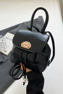 Korean Style Retro Fashion Backpack - High-End Niche Crossbody Bag for Spring/Summer 2025