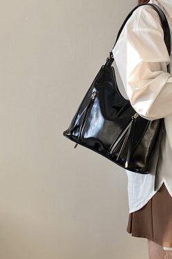 Korean Style Retro Large Capacity Tote Bag - Versatile Women's Shoulder & Crossbody Bag for Everyday Use