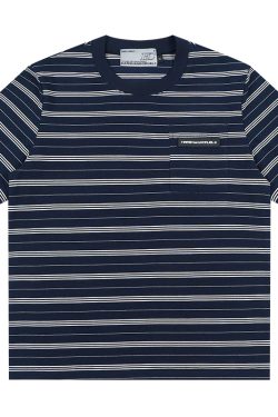 Korean-Style Retro Striped Slim-Fit Short Sleeve T-Shirt for Spring and Summer – 90s Miu-Inspired Fashion Top