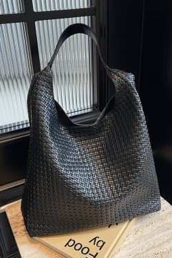 Korean Style Retro Tote Bag for Women, Trendy Underarm Shoulder Bag for Work and Commuting, Versatile Fashion Accessory for Autumn 2025