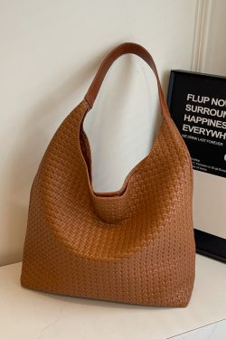 Korean Style Retro Tote Bag for Women, Trendy Underarm Shoulder Bag for Work and Commuting, Versatile Fashion Accessory for Autumn 2025
