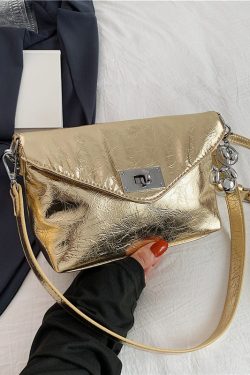 Korean Style Silver Trendy Small Square Bag for Women - 2025 High-End Spring Summer Shoulder Crossbody Bag