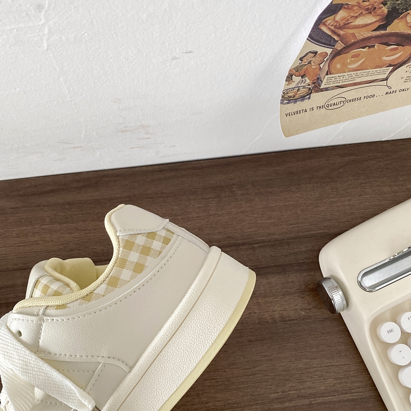 Korean Style Thick-Soled Sneakers for Women - 2025 Versatile Casual Chic White Loafers Korean Style Thick-Soled Sneakers for Women - 2025 Versatile Casual Chic White Loafers