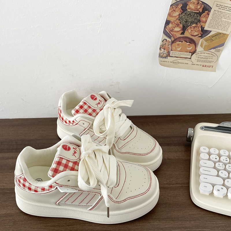 Korean Style Thick-Soled Sneakers for Women - 2025 Versatile Casual Chic White Loafers Korean Style Thick-Soled Sneakers for Women - 2025 Versatile Casual Chic White Loafers