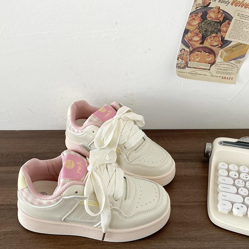 Korean Style Thick-Soled Sneakers for Women - 2025 Versatile Casual Chic White Loafers Korean Style Thick-Soled Sneakers for Women - 2025 Versatile Casual Chic White Loafers