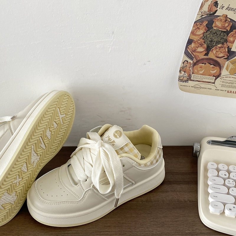 Korean Style Thick-Soled Sneakers for Women - 2025 Versatile Casual Chic White Loafers Korean Style Thick-Soled Sneakers for Women - 2025 Versatile Casual Chic White Loafers