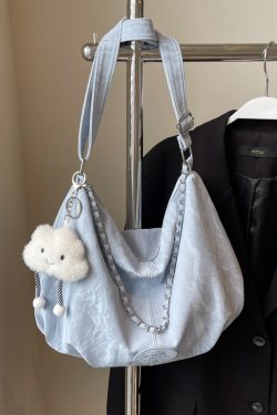 Korean Style Trendy Cute Girl Tote Bag - 2025 Fashion Simple Shoulder Bag for Commuters - Versatile Women's Handbag