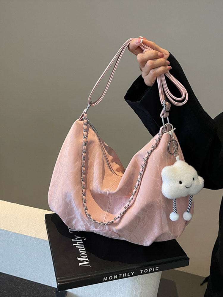 Korean Style Trendy Cute Girl Tote Bag - 2025 Fashion Simple Shoulder Bag for Commuters - Versatile Women's Handbag Korean Style Trendy Cute Girl Tote Bag - 2025 Fashion Simple Shoulder Bag for Commuters - Versatile Women's Handbag