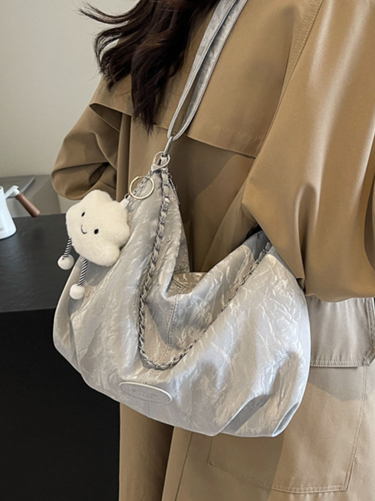 Korean Style Trendy Cute Girl Tote Bag - 2025 Fashion Simple Shoulder Bag for Commuters - Versatile Women's Handbag Korean Style Trendy Cute Girl Tote Bag - 2025 Fashion Simple Shoulder Bag for Commuters - Versatile Women's Handbag