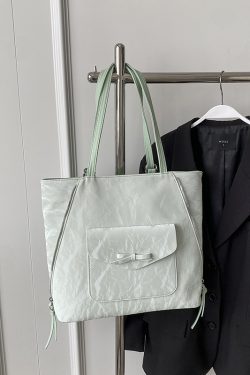 Korean Style Trendy Student Tote Bag for Women - Summer 2025 Minimalist Versatile Large Capacity Casual Backpack