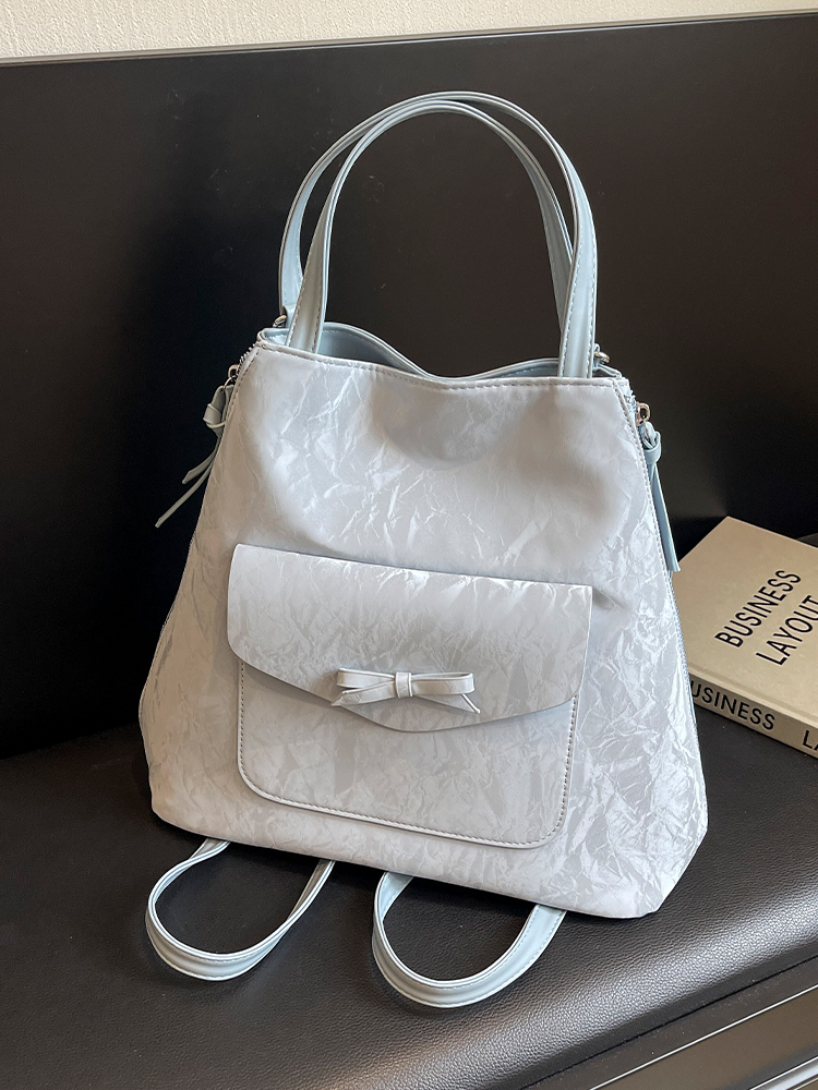 Korean Style Trendy Student Tote Bag for Women - Summer 2025 Minimalist Versatile Large Capacity Casual Backpack Korean Style Trendy Student Tote Bag for Women - Summer 2025 Minimalist Versatile Large Capacity Casual Backpack