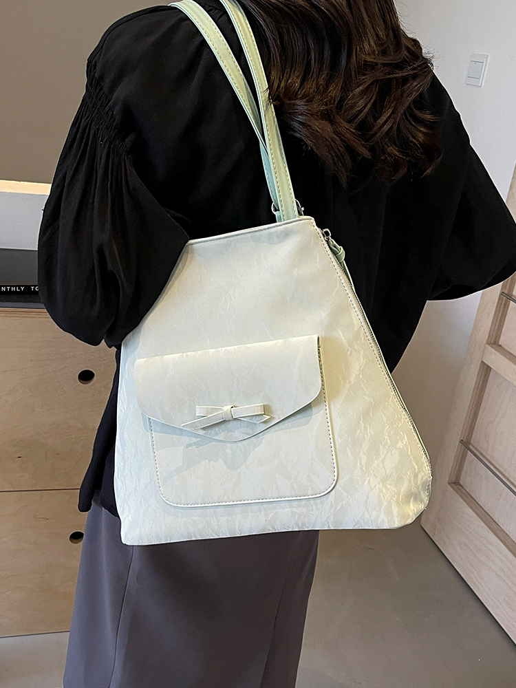 Korean Style Trendy Student Tote Bag for Women - Summer 2025 Minimalist Versatile Large Capacity Casual Backpack Korean Style Trendy Student Tote Bag for Women - Summer 2025 Minimalist Versatile Large Capacity Casual Backpack