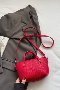 Korean-Style Versatile Shoulder Handbag for Women - 2025 Summer High-End Crossbody Small Bucket Bag