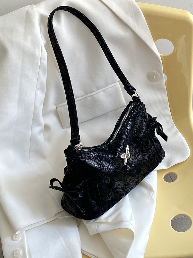 Korean Style Women's Bow Underarm Bag - Sweet Cool Crossbody Handbag for 2025 Fashion Trends Korean Style Women's Bow Underarm Bag - Sweet Cool Crossbody Handbag for 2025 Fashion Trends