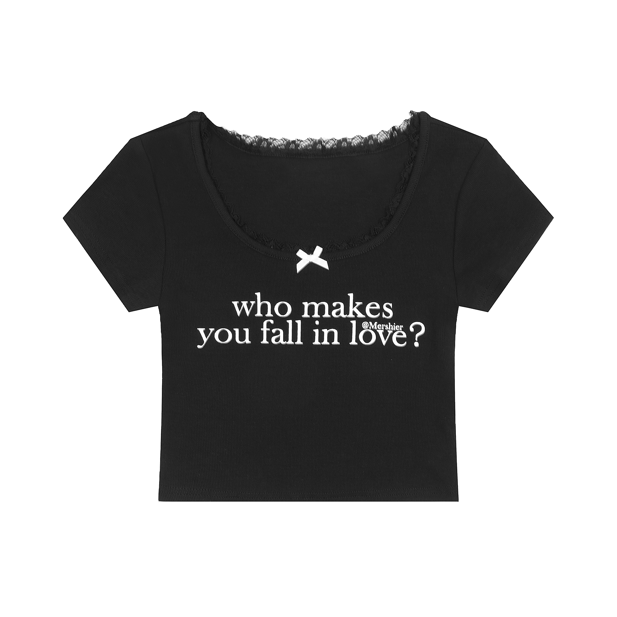 Lace Trim U-Neck Short Sleeve T-Shirt for Women, Slim Fit Casual Top, 2025 Spring/Summer Fashion, Trendy Y2K Style for Hot Girls Lace Trim U-Neck Short Sleeve T-Shirt for Women, Slim Fit Casual Top, 2025 Spring/Summer Fashion, Trendy Y2K Style for Hot Girls