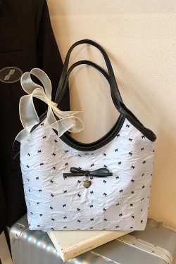 Large Butterfly Knot Handbag for Women - 2025 Trendy Casual Versatile Shoulder Tote Bag with High Capacity