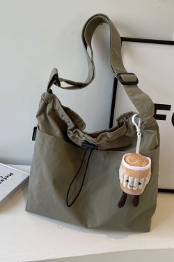 Large Canvas Shoulder Bag for Women - 2025 Fashion Tote with High Capacity for Class, Commuting, and Everyday Use