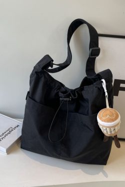 Large Canvas Shoulder Bag for Women - 2025 Fashion Tote with High Capacity for Class, Commuting, and Everyday Use