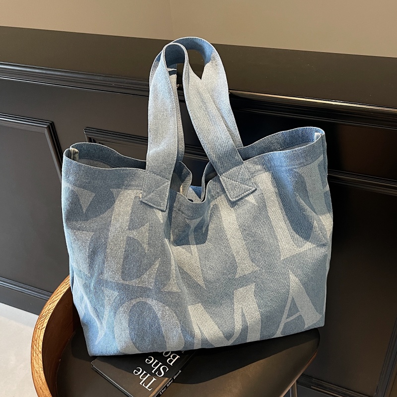 Large Capacity Canvas Cowboy Tote Bag for Women - Stylish Commuter Shoulder Bag for Short Trips and Shopping Large Capacity Canvas Cowboy Tote Bag for Women - Stylish Commuter Shoulder Bag for Short Trips and Shopping