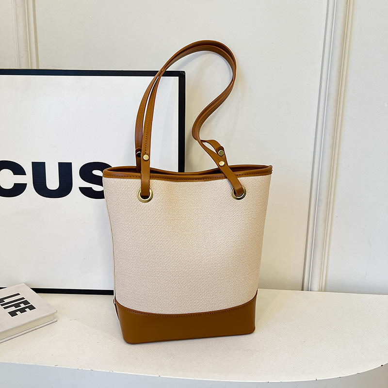 Large Capacity Canvas Shoulder Bag for Women, 2025 Trendy Versatile Commuter Bucket Tote, Niche Fashion Underarm Bag Large Capacity Canvas Shoulder Bag for Women, 2025 Trendy Versatile Commuter Bucket Tote, Niche Fashion Underarm Bag