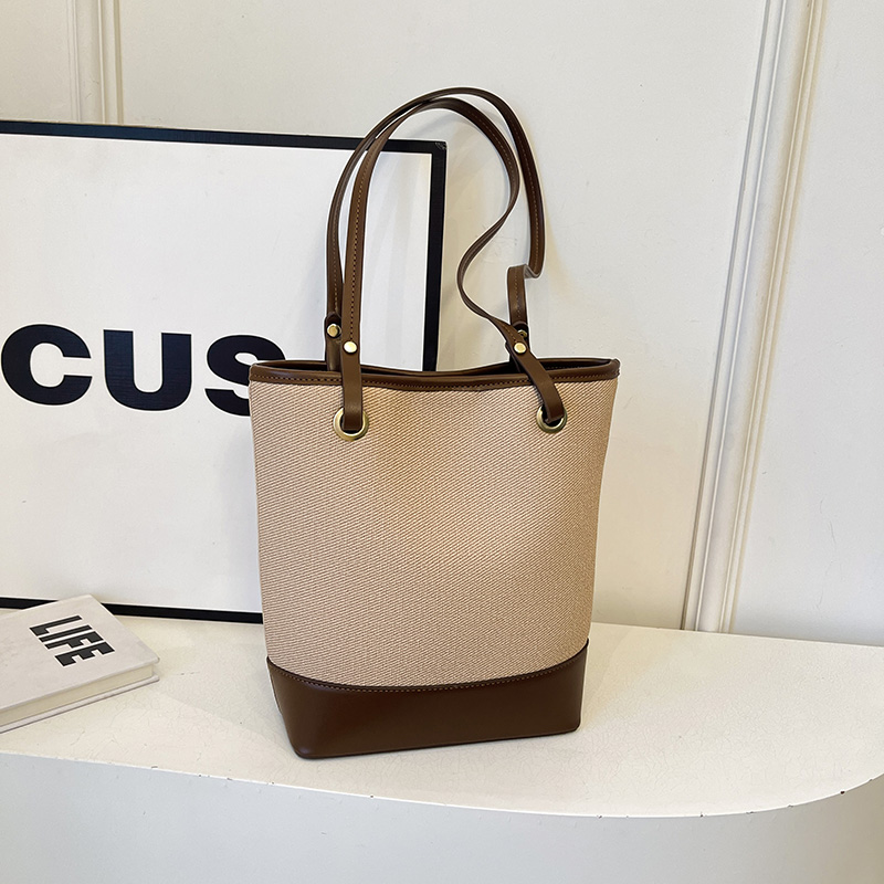 Large Capacity Canvas Shoulder Bag for Women, 2025 Trendy Versatile Commuter Bucket Tote, Niche Fashion Underarm Bag Large Capacity Canvas Shoulder Bag for Women, 2025 Trendy Versatile Commuter Bucket Tote, Niche Fashion Underarm Bag