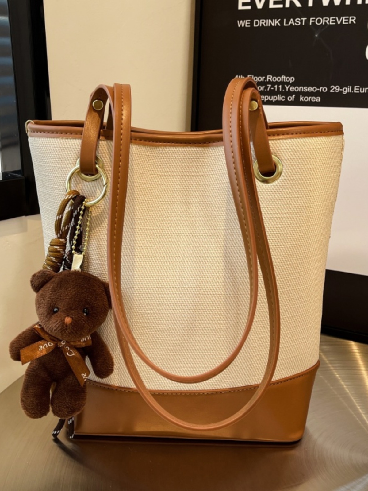 Large Capacity Canvas Shoulder Bag for Women, 2025 Trendy Versatile Commuter Bucket Tote, Niche Fashion Underarm Bag Large Capacity Canvas Shoulder Bag for Women, 2025 Trendy Versatile Commuter Bucket Tote, Niche Fashion Underarm Bag