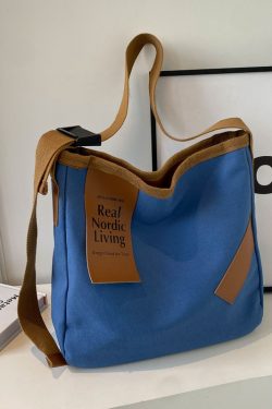 Large-Capacity Canvas Tote Bag for Women - 2025 Casual Versatile Crossbody Bag, Perfect for Students and Everyday Use