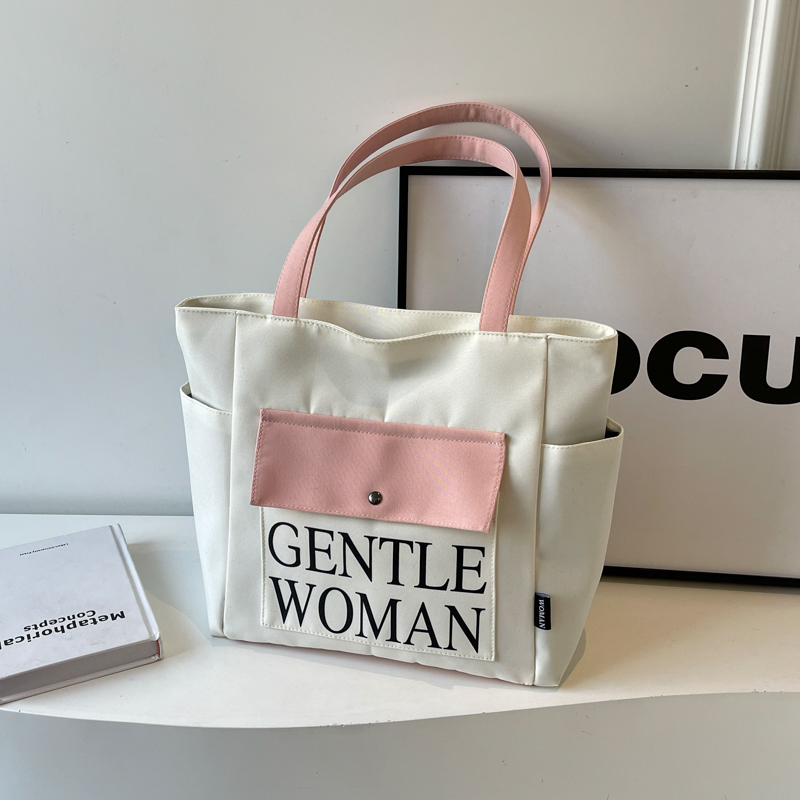 Large Capacity Canvas Tote Bag for Women - Japanese Style Casual Shoulder Bag for College Students and Everyday Commuting Large Capacity Canvas Tote Bag for Women - Japanese Style Casual Shoulder Bag for College Students and Everyday Commuting