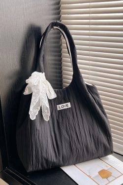 Large Capacity Canvas Tote Bag for Women - Relaxed Single-Shoulder Design, Ideal for College Students and Commuters