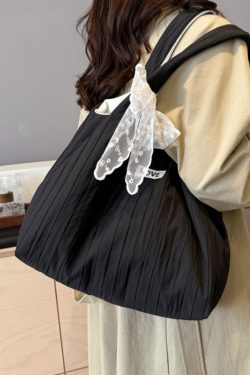 Large Capacity Canvas Tote Bag for Women - Relaxed Single-Shoulder Design, Ideal for College Students and Commuters