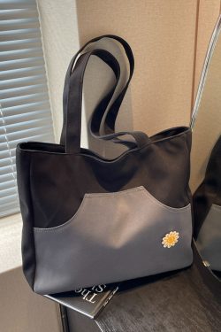 Large Capacity Canvas Tote Bag for Women - Versatile Commuting Shoulder Bag, 2025 Style, Perfect for Students and Daily Use