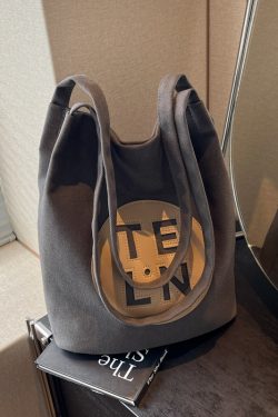 Large Capacity Canvas Tote Bag for Women - Versatile Single Shoulder Underarm Bag with Unique Design for Commuting 2025