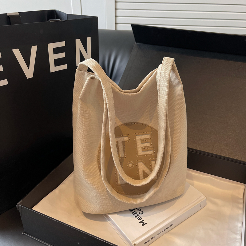 Large Capacity Canvas Tote Bag for Women - Versatile Single Shoulder Underarm Bag with Unique Design for Commuting 2025 Large Capacity Canvas Tote Bag for Women - Versatile Single Shoulder Underarm Bag with Unique Design for Commuting 2025