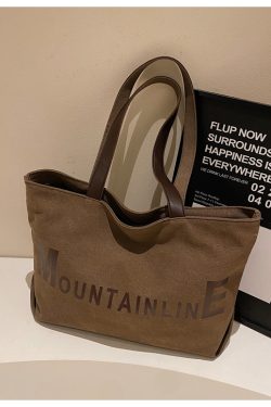 Large Capacity Canvas Tote Bag for Women, Spring/Summer 2025 Commuter Handbag, College Student Shoulder Bag, Everyday Use