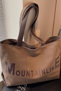 Large Capacity Canvas Tote Bag for Women, Spring/Summer 2025 Commuter Handbag, College Student Shoulder Bag, Everyday Use