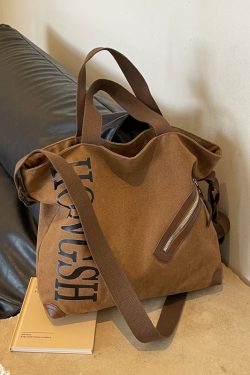 Large Capacity Commuter Tote Bag for Women, 2025 Canvas Shoulder Crossbody Handbag, Stylish College Student Essentials