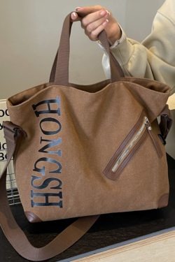 Large Capacity Commuter Tote Bag for Women, 2025 Canvas Shoulder Crossbody Handbag, Stylish College Student Essentials