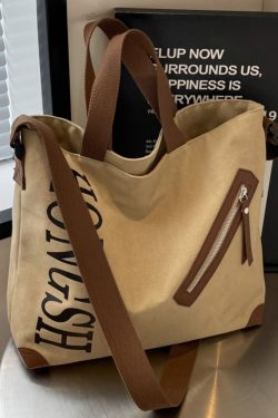 Large Capacity Commuter Tote Bag for Women, 2025 Canvas Shoulder Crossbody Handbag, Stylish College Student Essentials