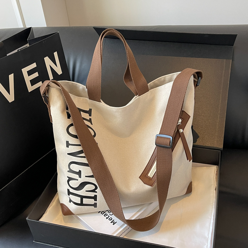 Large Capacity Commuter Tote Bag for Women, 2025 Canvas Shoulder Crossbody Handbag, Stylish College Student Essentials Large Capacity Commuter Tote Bag for Women, 2025 Canvas Shoulder Crossbody Handbag, Stylish College Student Essentials