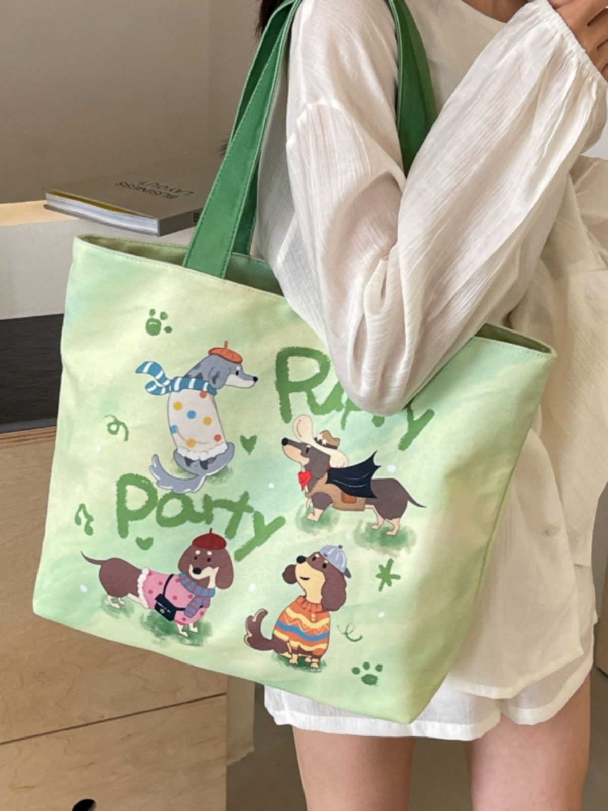 Large Capacity Jacquard Canvas Tote Bag for Women - Versatile Summer Shoulder Handbag for Commuting & Everyday Style 2025 Large Capacity Jacquard Canvas Tote Bag for Women - Versatile Summer Shoulder Handbag for Commuting & Everyday Style 2025