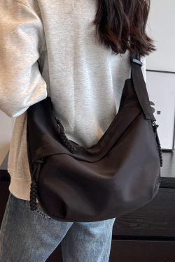 Large-Capacity Korean-Style Tote Bag for Women - 2025 Spring/Summer Casual Commuting Shoulder Bag