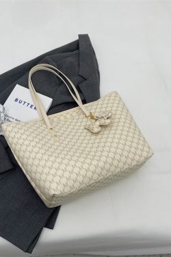 Large-Capacity Letter Design Tote Bag for Women - Versatile Summer 2025 Casual Underarm Bag, Trendy Everyday Essential