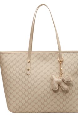 Large-Capacity Letter Design Tote Bag for Women - Versatile Summer 2025 Casual Underarm Bag, Trendy Everyday Essential