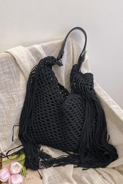 Large Capacity Minimalist Hollow Straw Tote Bag for Women - 2025 Spring Beach Vacation Essential