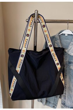 Large Capacity Nylon Commuter Tote Bag for Women - Stylish 2025 Shoulder Bag for Shopping and Short Trips