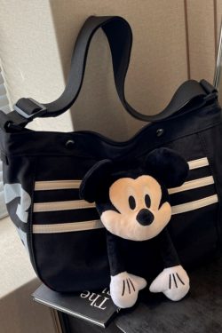 Large Capacity Nylon Shoulder Bag for Women, Cute Japanese Style Commuter Dumpling Crossbody Bag for Students, 2025 Trend